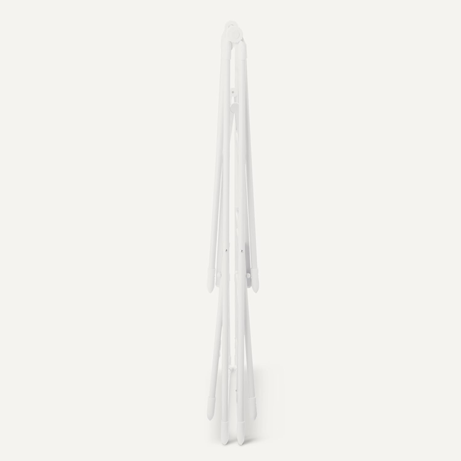 4 Wing Folding Clothes Airer Large Metal Laundry Drying Rack Indoor