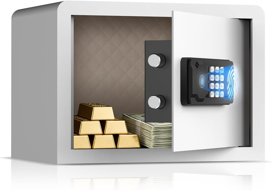 1.2 Cu Ft Biometric Fingerprint Safe Box Digital Lock Cash Document Safe