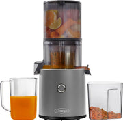 Grey Cold Press Juicer 2L Extra Large Hopper Auto Reverse Easy Clean