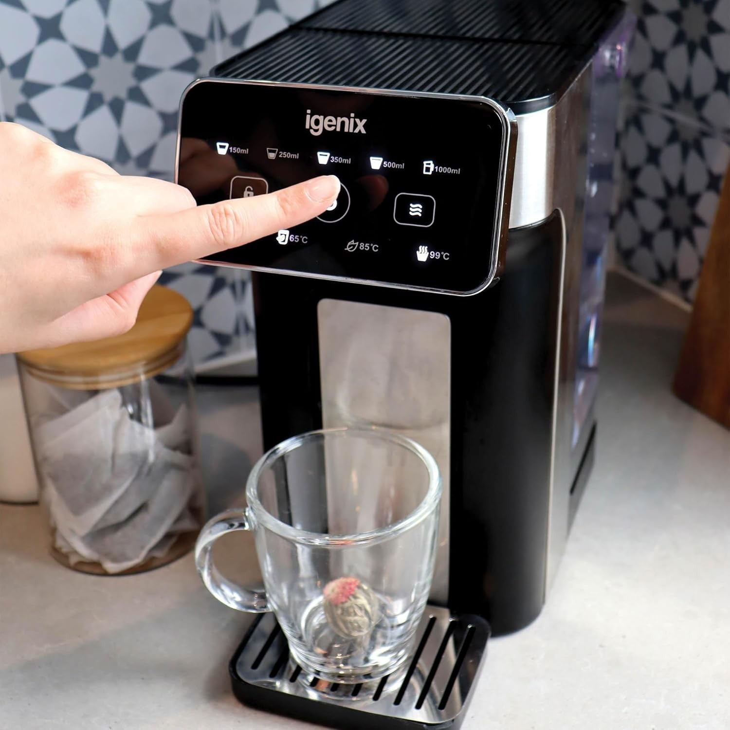 Instant Hot Water Dispenser 3L Touch Control Rapid Boil Adjustable Cups