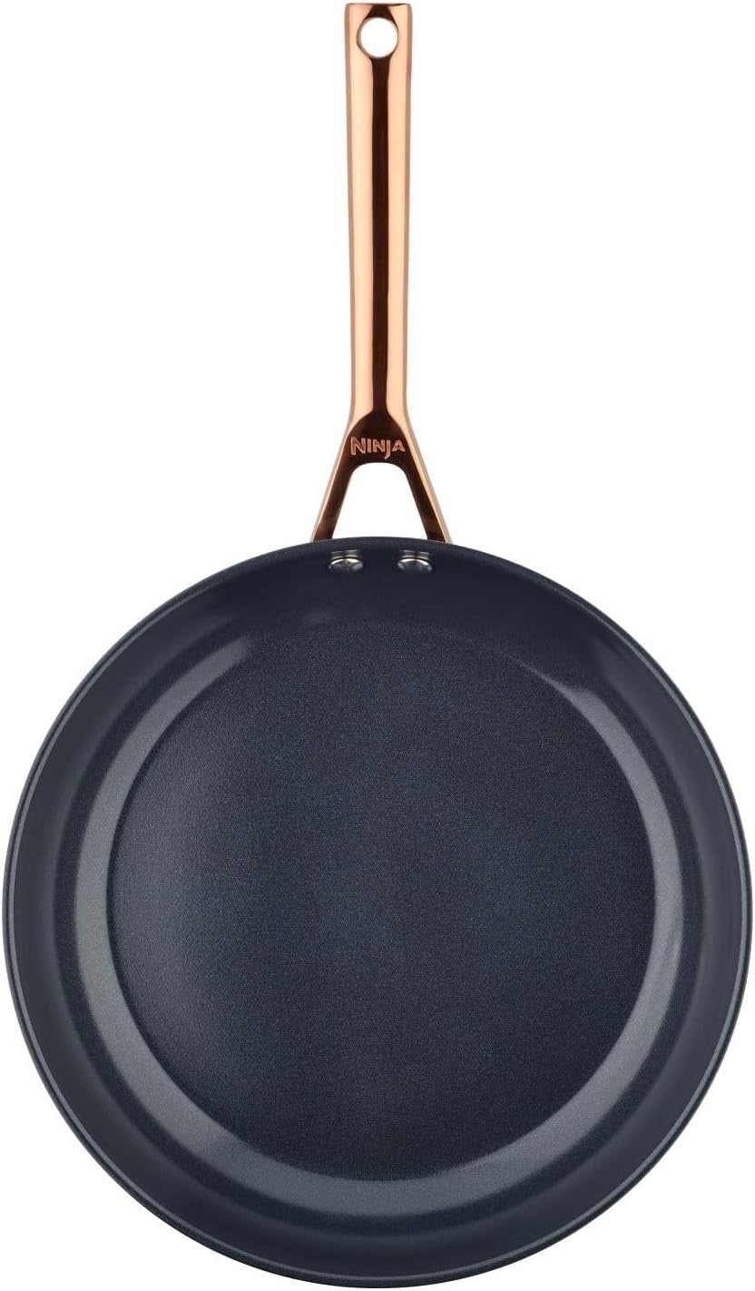 28cm Copper & Black Ceramic Non-Stick Frying Pan – Induction & Oven Safe