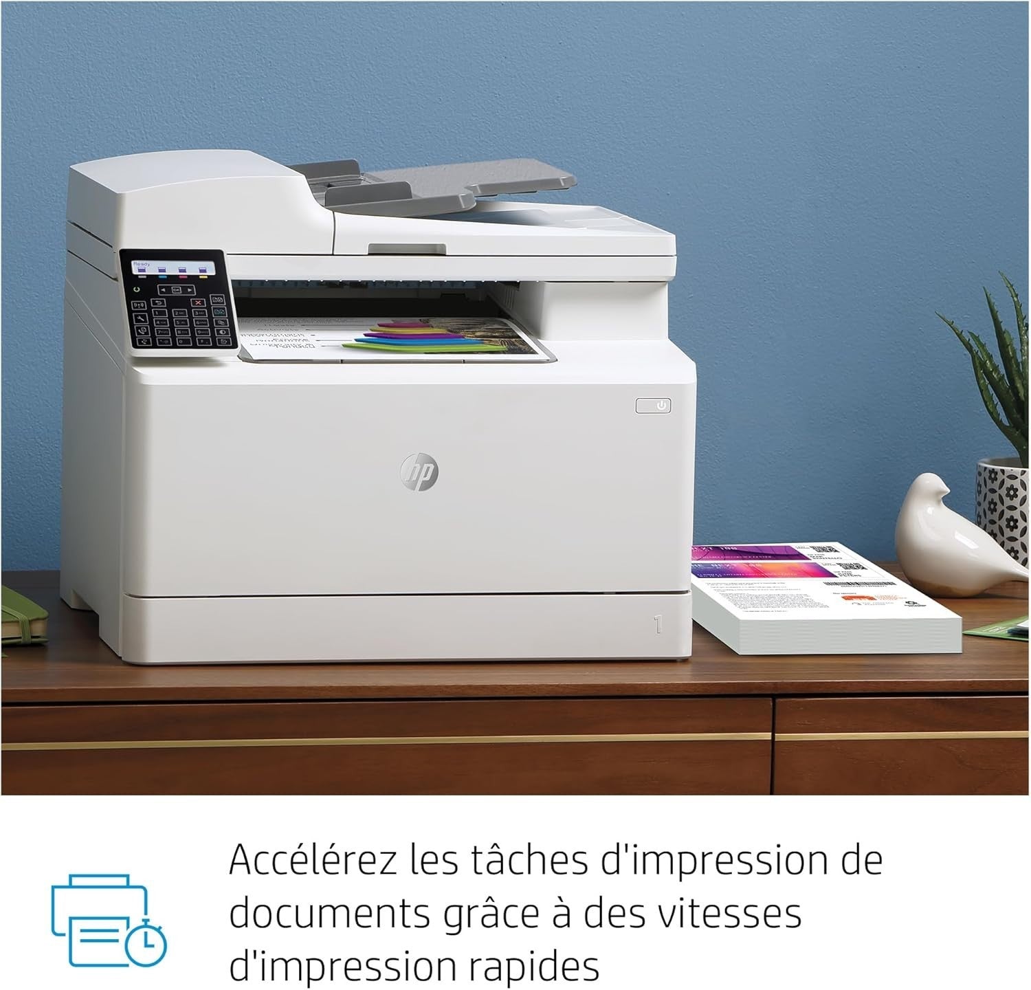 A4 Colour Laser MFP Printer WiFi Ethernet Duplex 17ppm ADF Office Compact