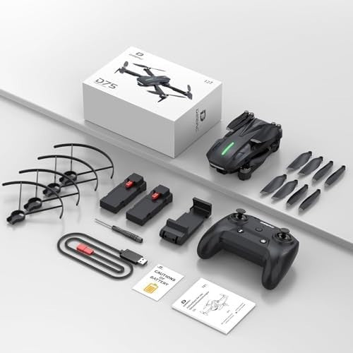 Foldable Drone with 1080P HD Camera, Brushless Motors, 32Min Flight Time, FPV
