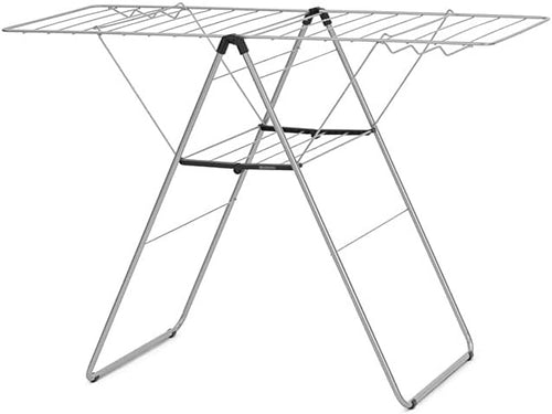 Foldable Indoor Clothes Airer 20m Stainless Steel Drying Rack Adjustable