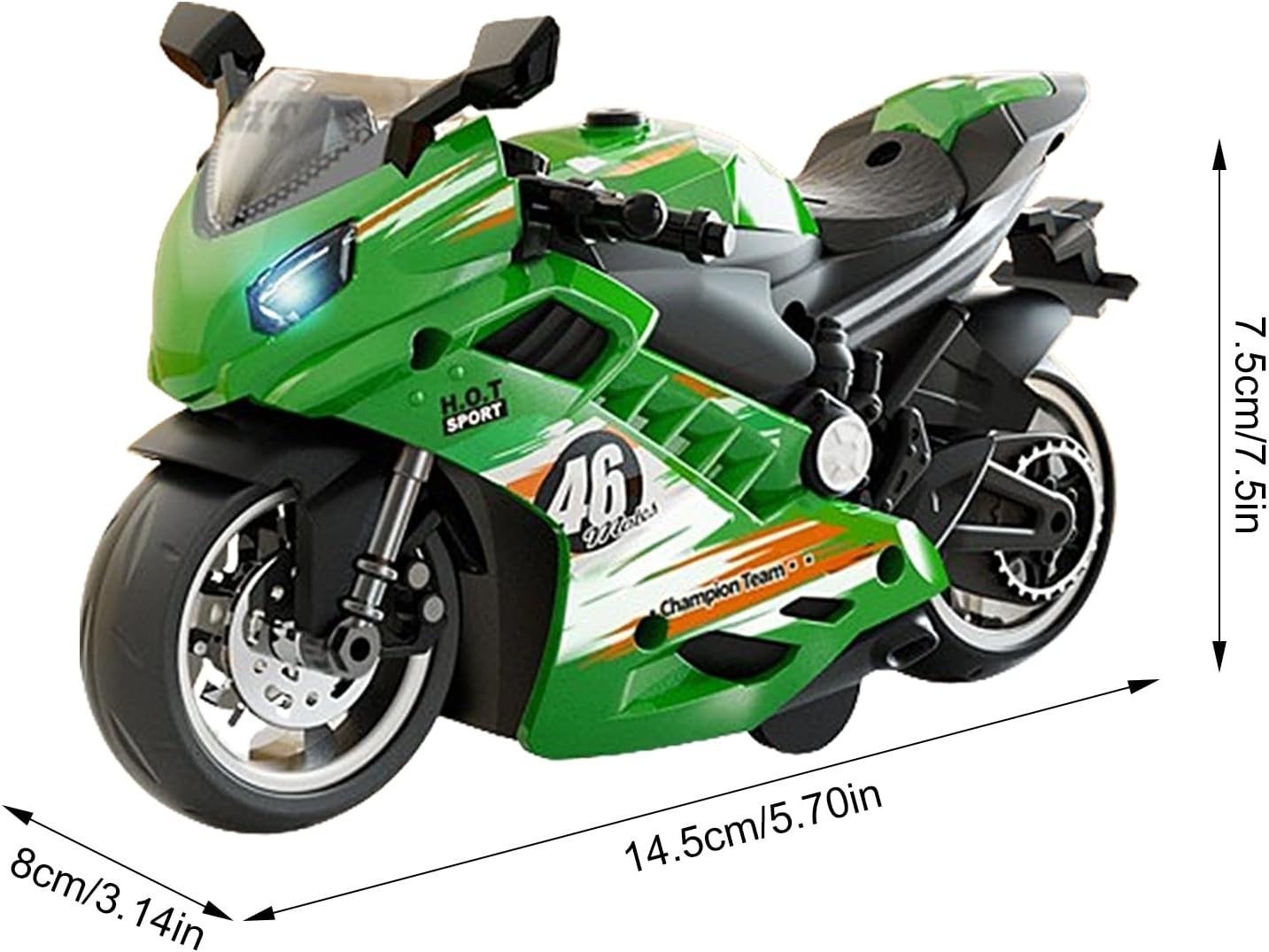 Electric Motorcycle Toy Kit w/ Lights & Sound – Build & Ride Fun Gift