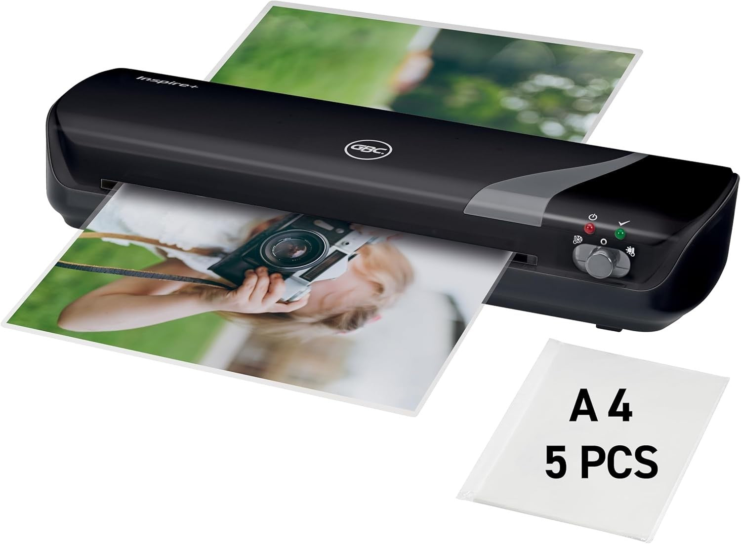 A4 Laminator Compact Desktop Hot Cold 4 Min Warm Up + Starter Pouches