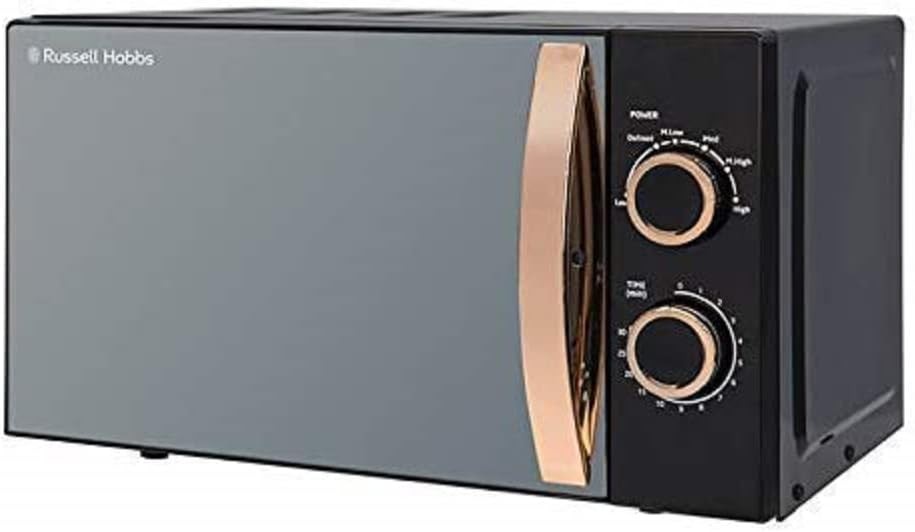 Russell Hobbs 17L 700W Solo Microwave 5 Power Levels Rose Gold