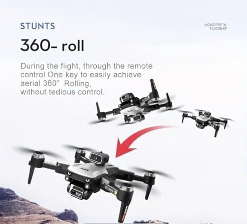 4K Dual Camera Drone with Brushless Motors, Foldable FPV Quadcopter