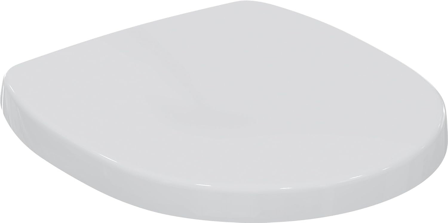 Connect Space Toilet Seat Cover White Rounded Normal Close Ideal Standard