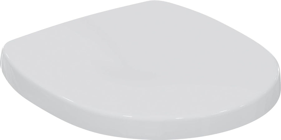 Connect Space Toilet Seat Cover White Rounded Normal Close Ideal Standard