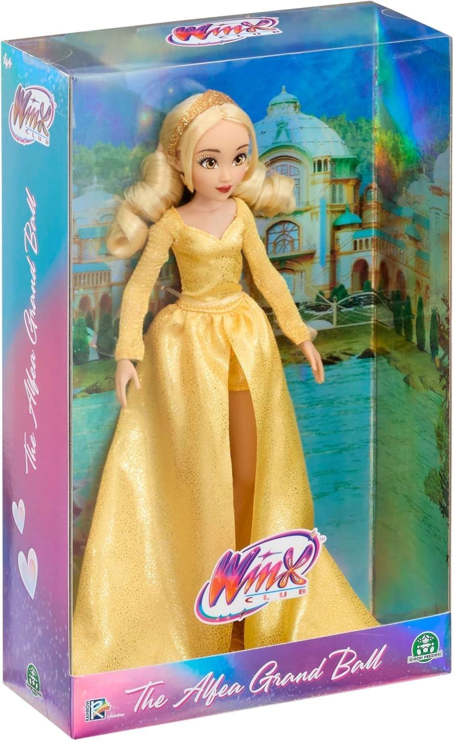 Gold Fairy Ball Gown Fashion Doll Tiara Poseable Collectible
