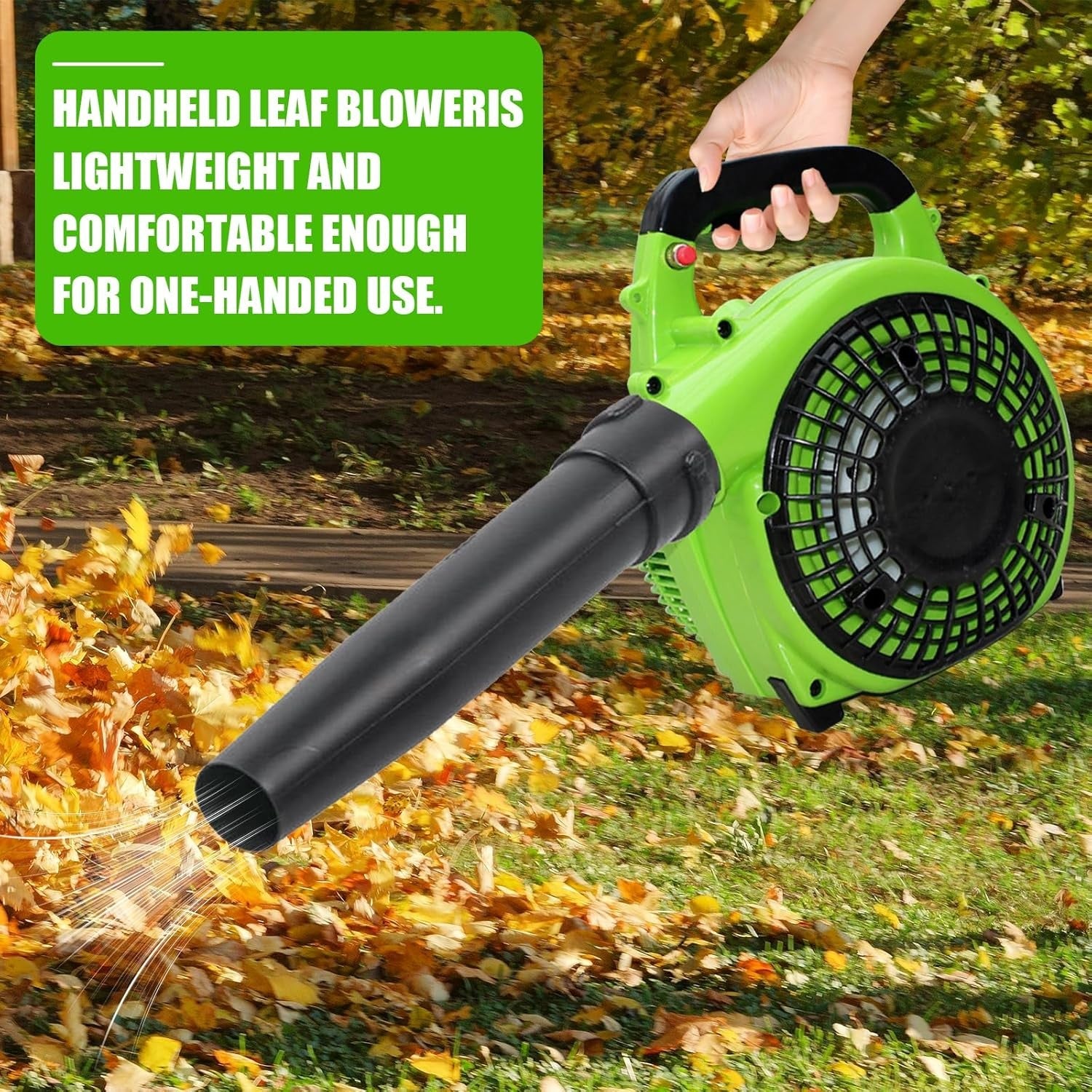 26cc Petrol Leaf Blower High Power Handheld Garden Leaves Snow Debris Cleaner