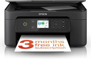 Black A4 3-in-1 Wireless Printer Scanner Copier with Duplex, Wi-Fi
