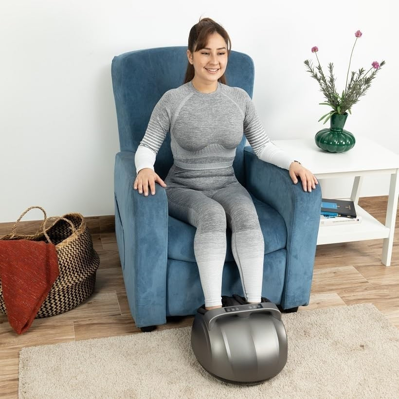 360° Shiatsu Foot Massager with Heat & Pressure Therapy | Pain Relief