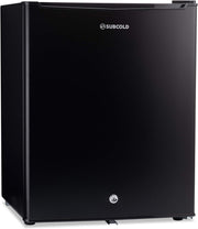 74L Mini Fridge Tabletop Cooler Lock & Key Low Noise Black
