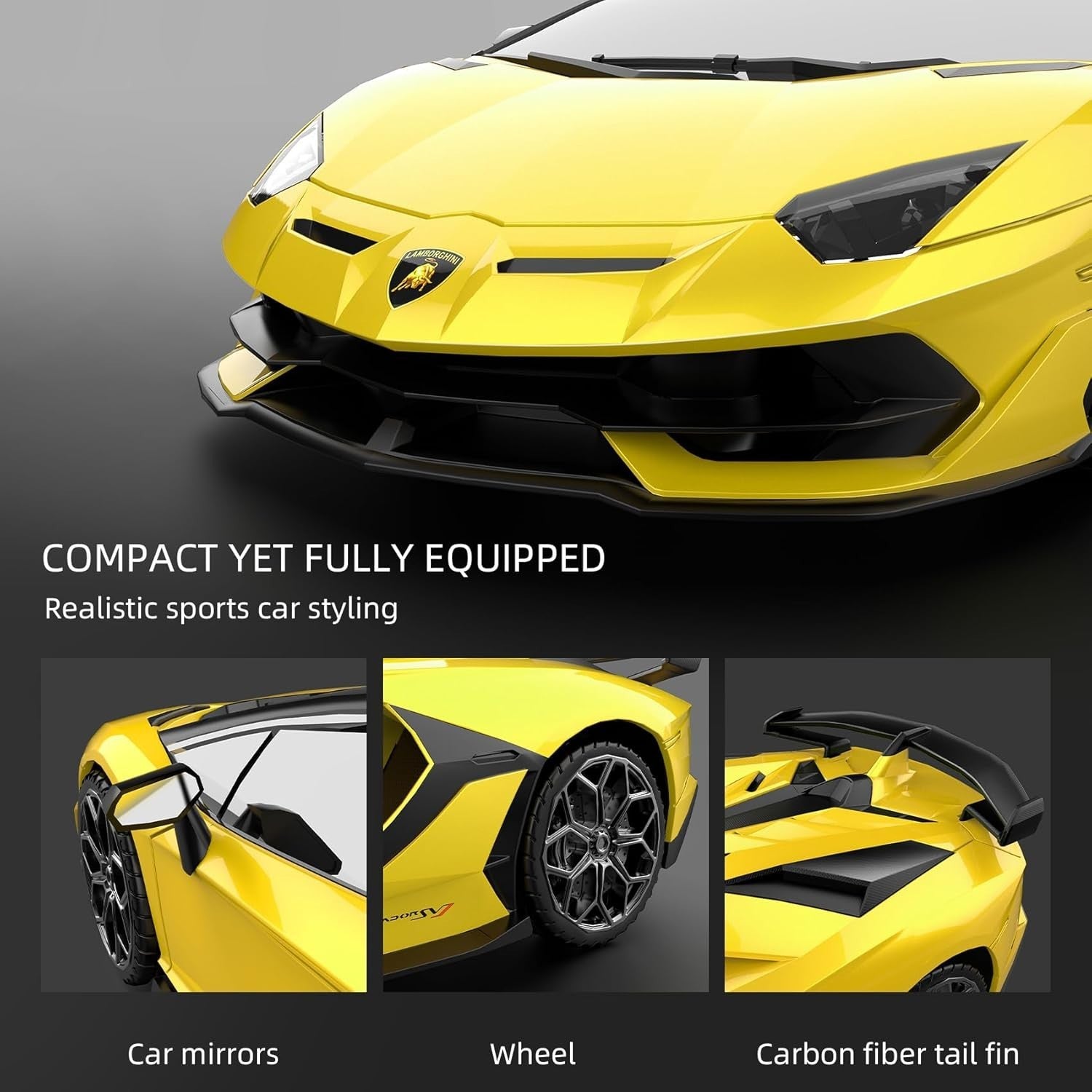 1:24 RC Lamborghini Car – 2.4GHz Remote Control Toy for Kids Boys & Girls
