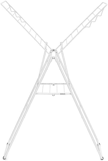 20m Clothes Airer Folding Indoor Drying Rack Stainless Steel Compact Stand