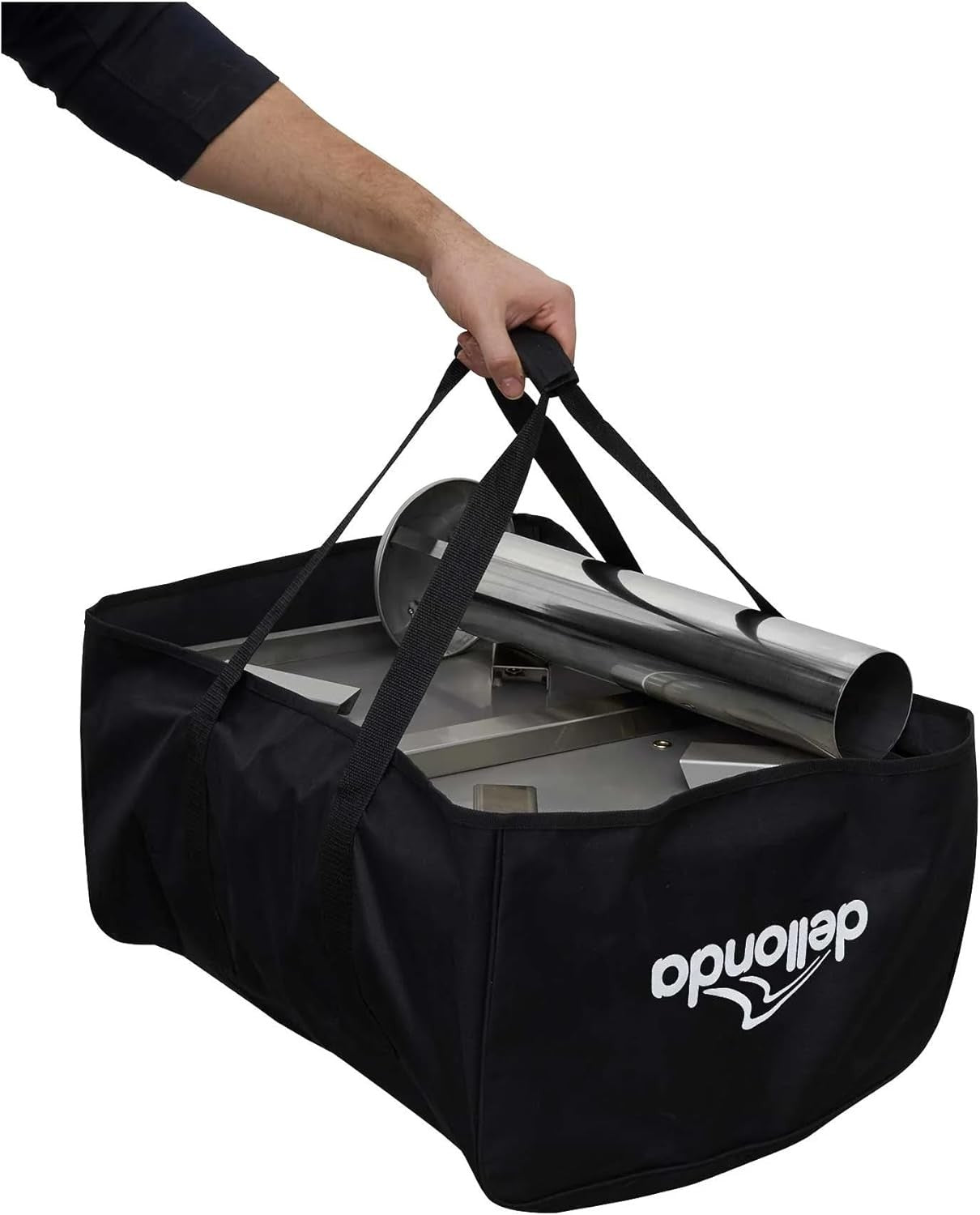 Wood Fired Pizza Oven Outdoor | Portable Stainless Steel BBQ Smoker w/ Cover