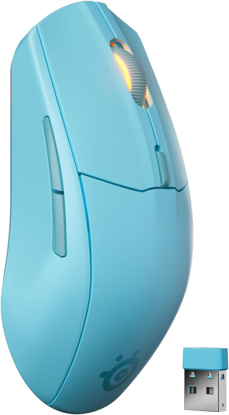 Wireless Gaming Mouse 18000 DPI Bluetooth 2.4GHz 60M Click Aqua