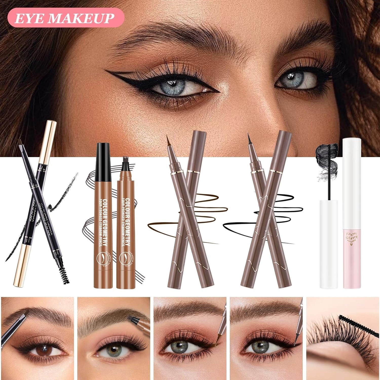 All-in-One Makeup Kit – Foundation, Eyeshadow, Lip Gloss & Brushes