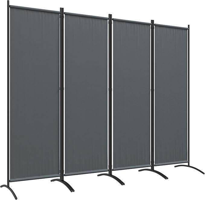 4 Panel Outdoor Folding Privacy Screen – Freestanding Garden Divider for Patio