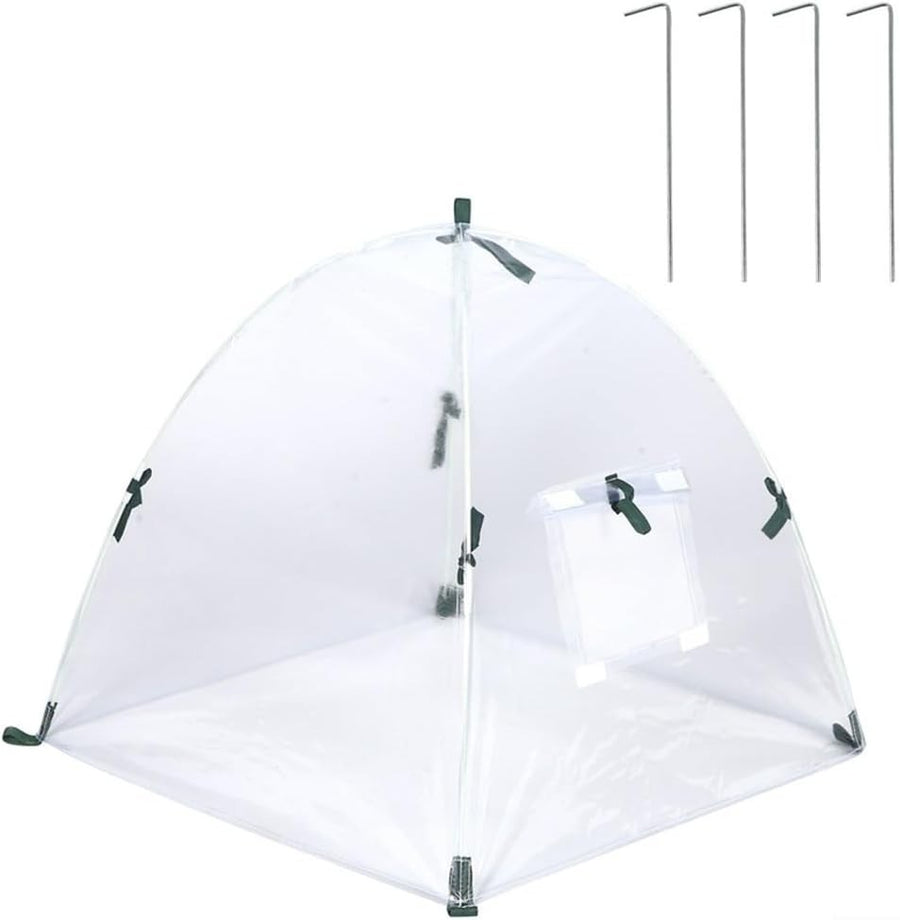 Mini Transparent Greenhouse Cold Frost Protection Tent 60x60x60cm Garden Cover