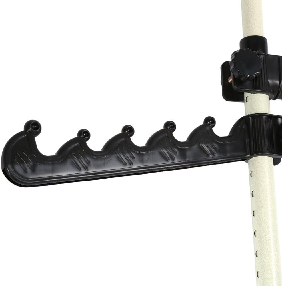 Heavy Duty Adjustable Telescopic Clothes Rack 3 Poles 4 Bars