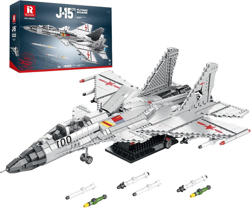 J-14 Fighter Jet Building Set 1999 PCS Military Plane Model STEM Toy for Teens