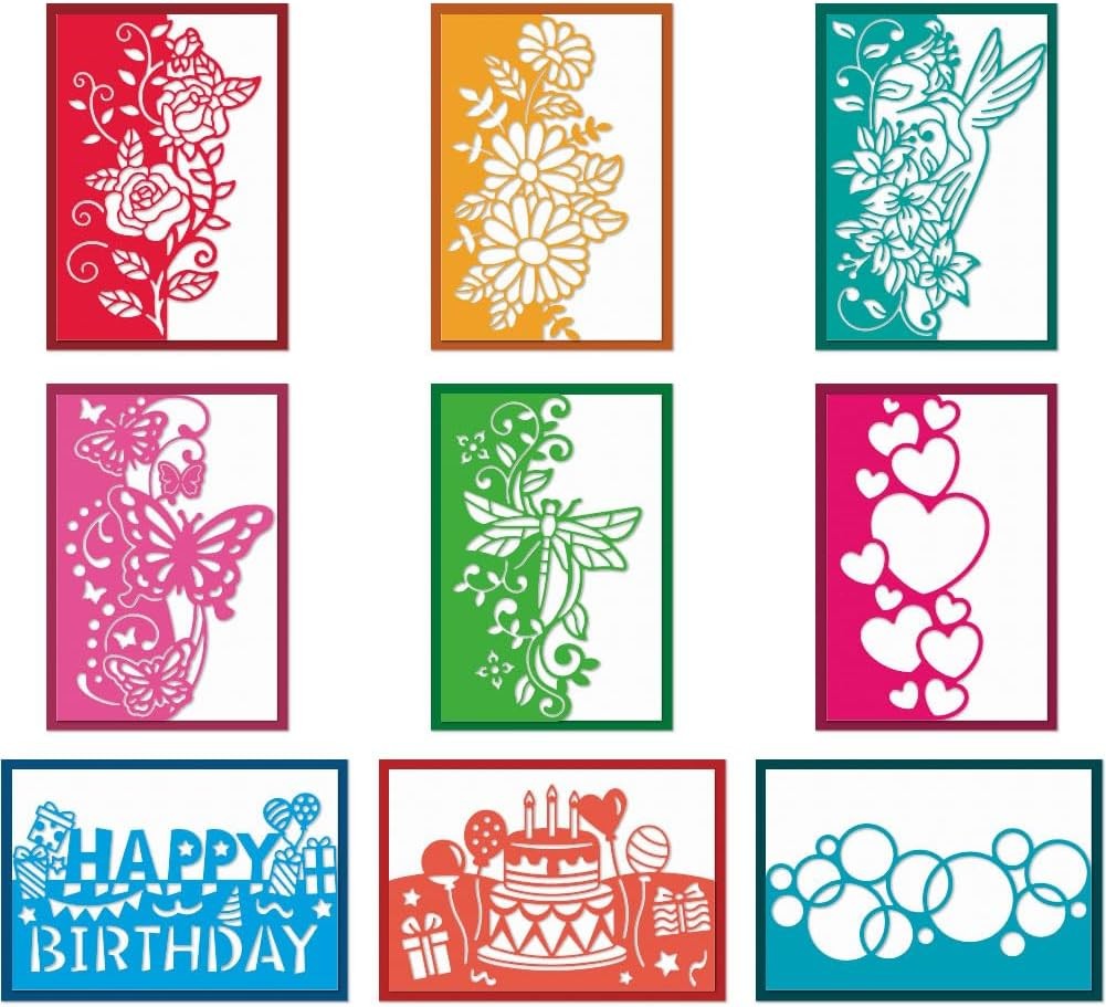 Metal Cutting Dies Set Flowers Butterflies Scrapbook Card Making Tool