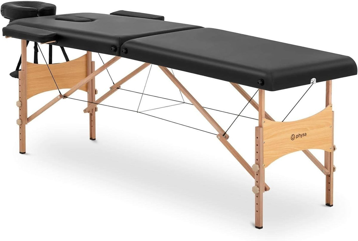 Foldable Massage Table Adjustable Therapy Beauty Spa Bed Portable Design