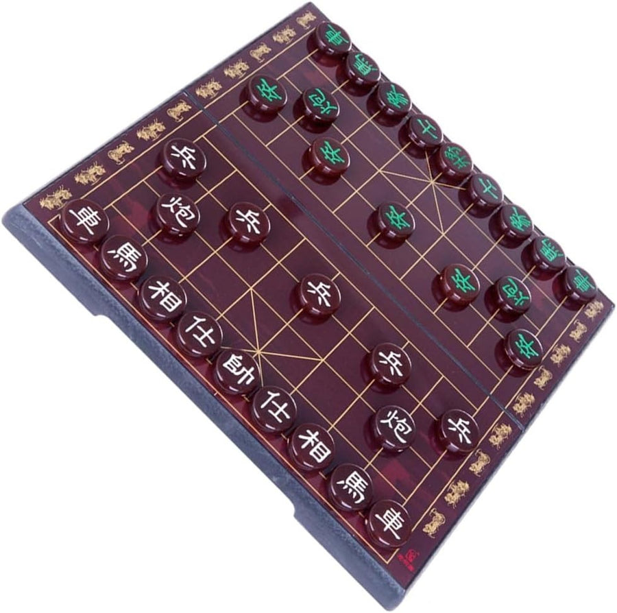 Magnetic Chinese Chess Travel Set Foldable Xiangqi Board Portable Game