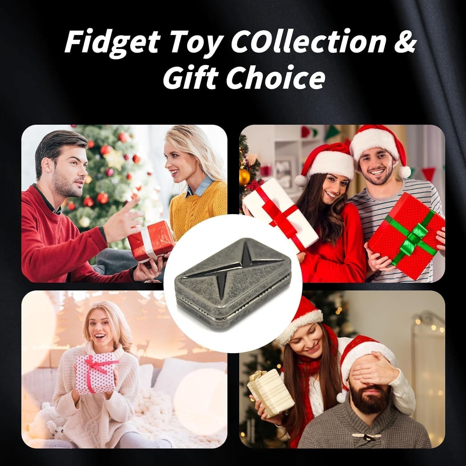 Metal Magnetic Fidget Slider All-Direction Click EDC Stress Relief ADHD