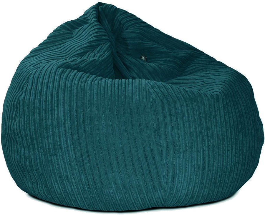 Large Corduroy Bean Bag Chair with Filling – Comfortable, Durable, Machine Wash