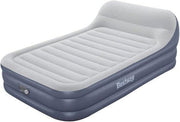 Queen Airbed 89"x60"x33" Inflatable with SleekFlow Headboard & Pump