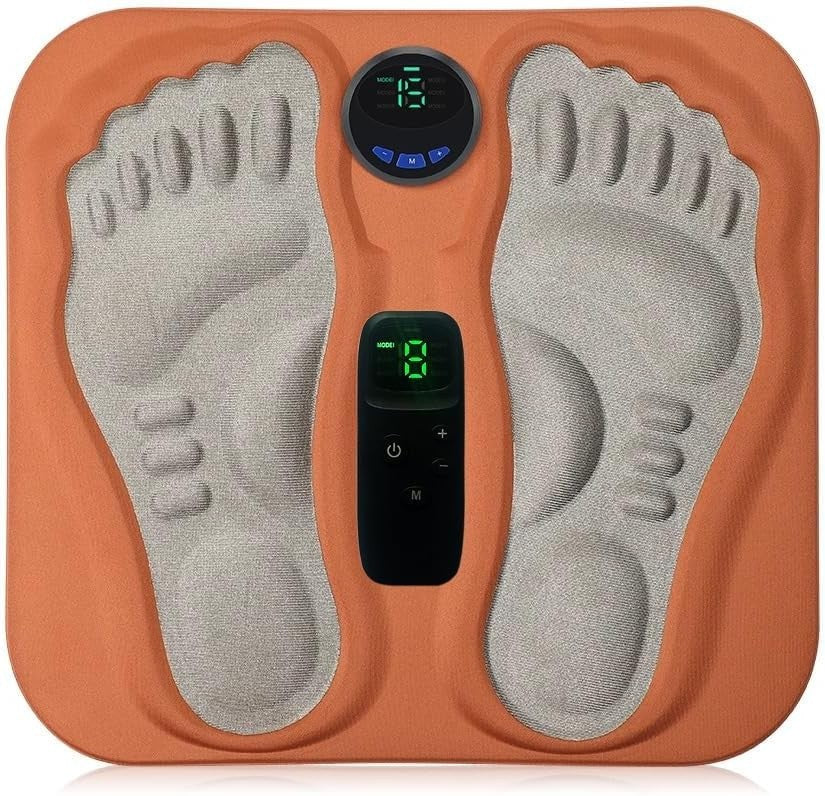 Nooro™ Portable Foot Massager Orange Cordless Pain Relief & Muscle Therapy