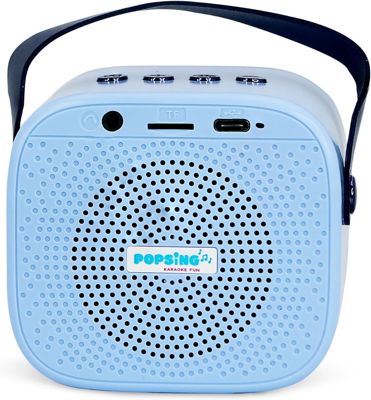 Kids Karaoke Machine Bluetooth Speaker LED Lights Mic Portable