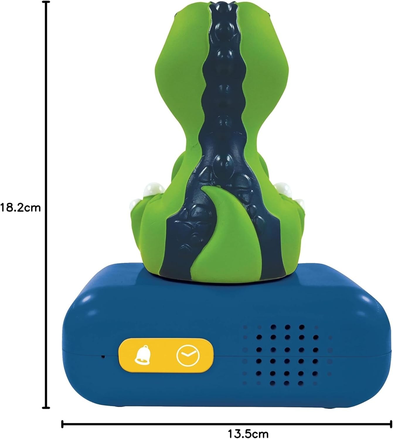 Kids Dinosaur Alarm Clock Night Light LED Display Snooze Sounds Bedroom