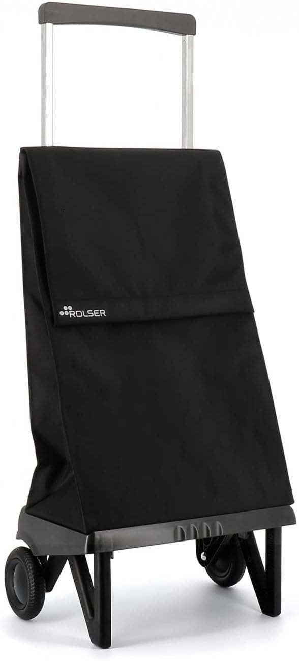 2 Wheel Folding Shopping Trolley Lightweight Aluminium Large Grocery Bag