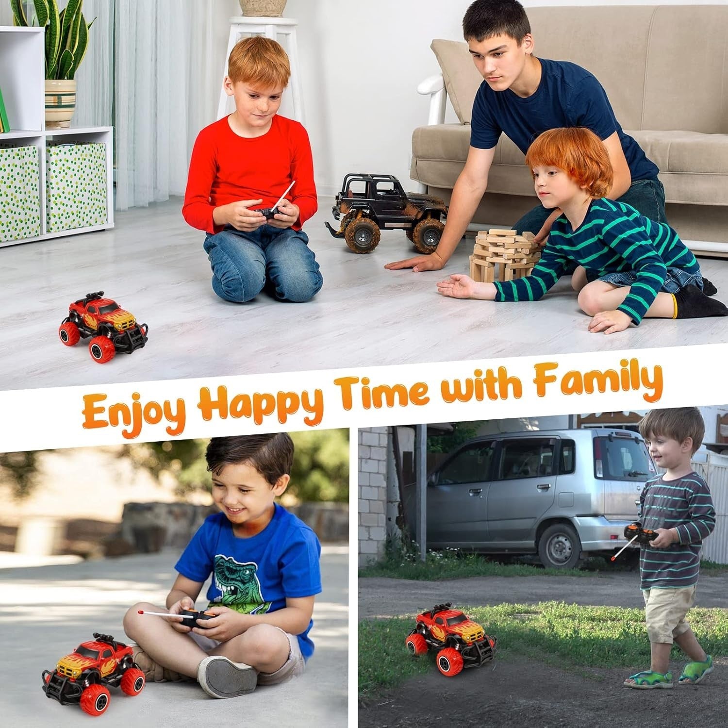Remote Control Car for Kids 3-9 | Off-Road RC Monster Truck Toy | Boys & Girls