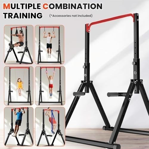 Foldable Power Tower Pull Up Dip Station Home Gym Strength Rack