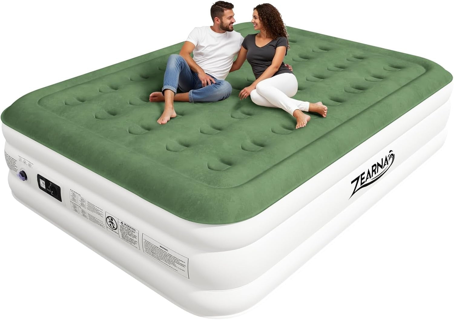 King/Double Inflatable Air Mattress with Pump – Quick Guest & Travel Bed