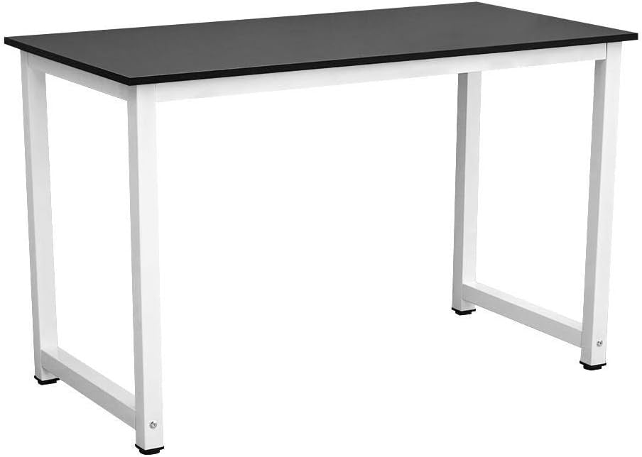 Computer Desk 120cm Black Home Office Study Table PC Laptop Workstation