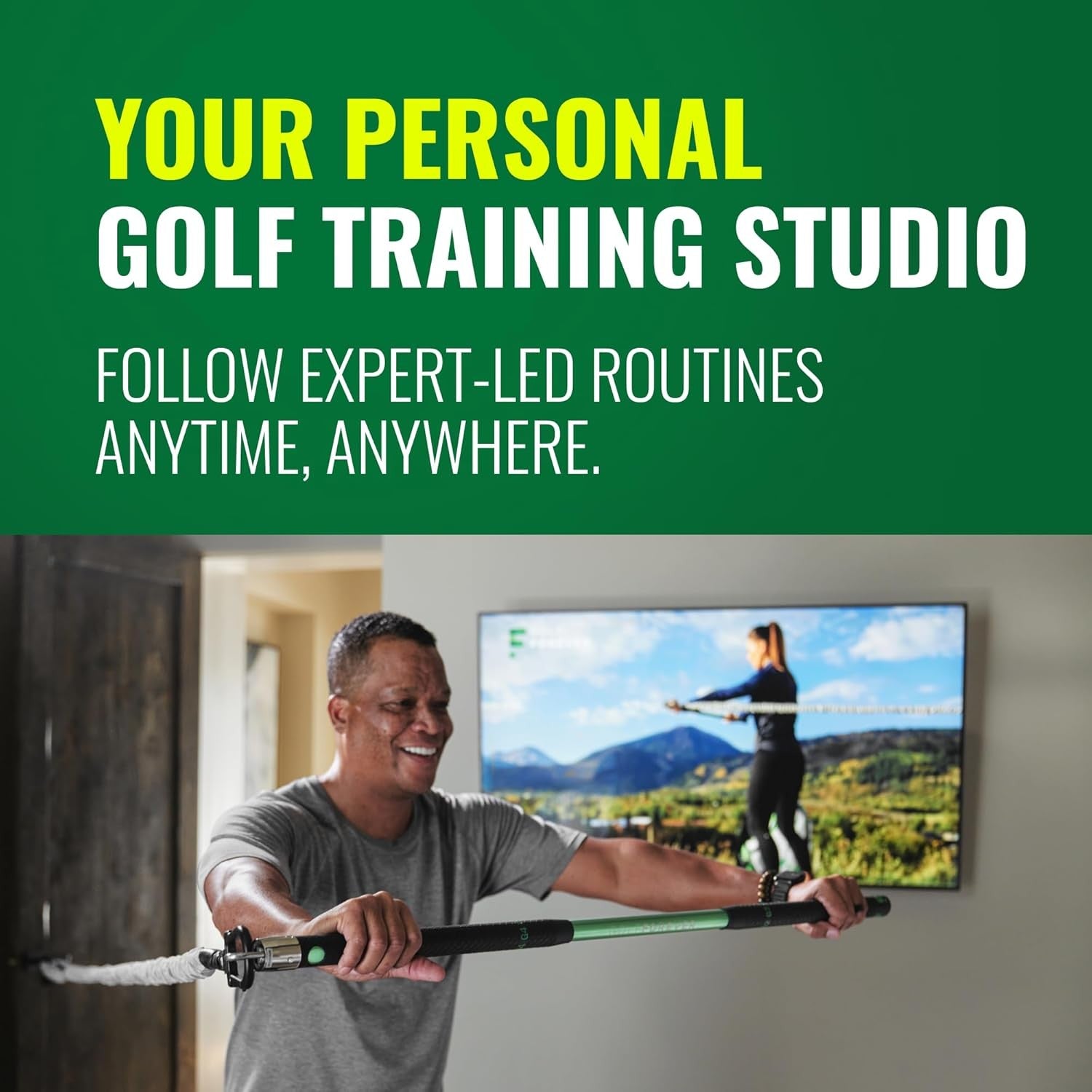 Golf Swing Trainer Resistance Band Fitness Posture System