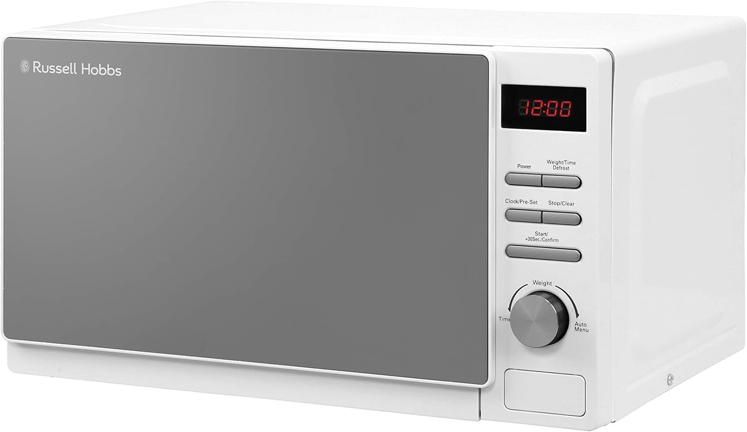 20L Digital Microwave 800W Solo 5 Power Levels Auto Defrost White
