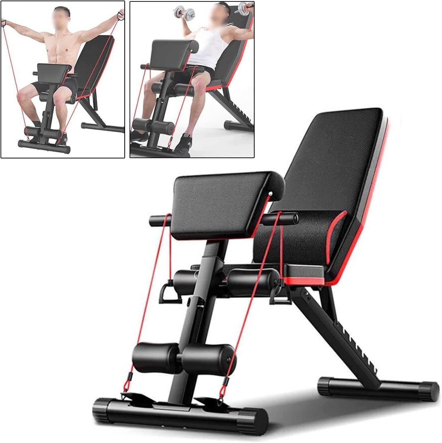 7-Position Adjustable Dumbbell Bench 160kg Foldable Full Body Home Gym