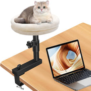 Adjustable Desk Cat Bed Rotating Cat Hammock Clamp On Pet Perch