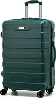 24” Check In Travel Case Lightweight Hard Shell TSA Lock Spinner Wheels