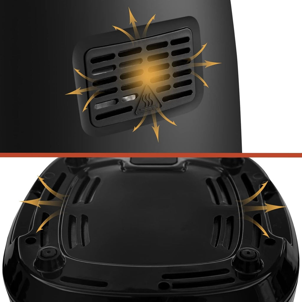 Digital Air Fryer 3.8L Rapid Air 1450W Touch Display Low Oil