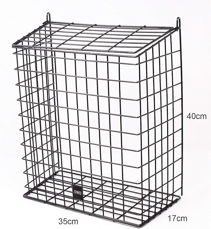 Large Letter Box Cage Guard with Flip Lid – Secure Post, Fits 30cm Slot