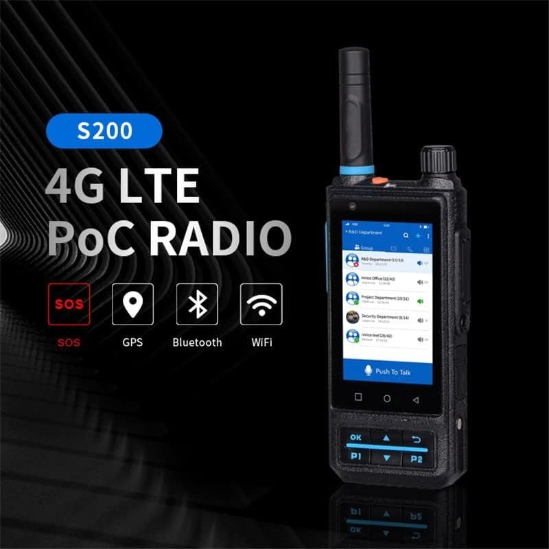 Network Walkie Talkie GPS Android PTT LTE 4G Waterproof Radio Phone
